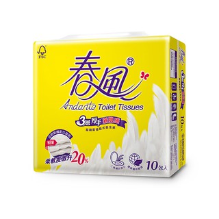 【春風】3層厚手新肌感衛生紙100抽x10包x7串/箱【偏遠地區不配送】
