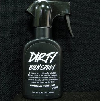 Lush Dirty Body Spray Fragrances身體/衣物香氛噴霧