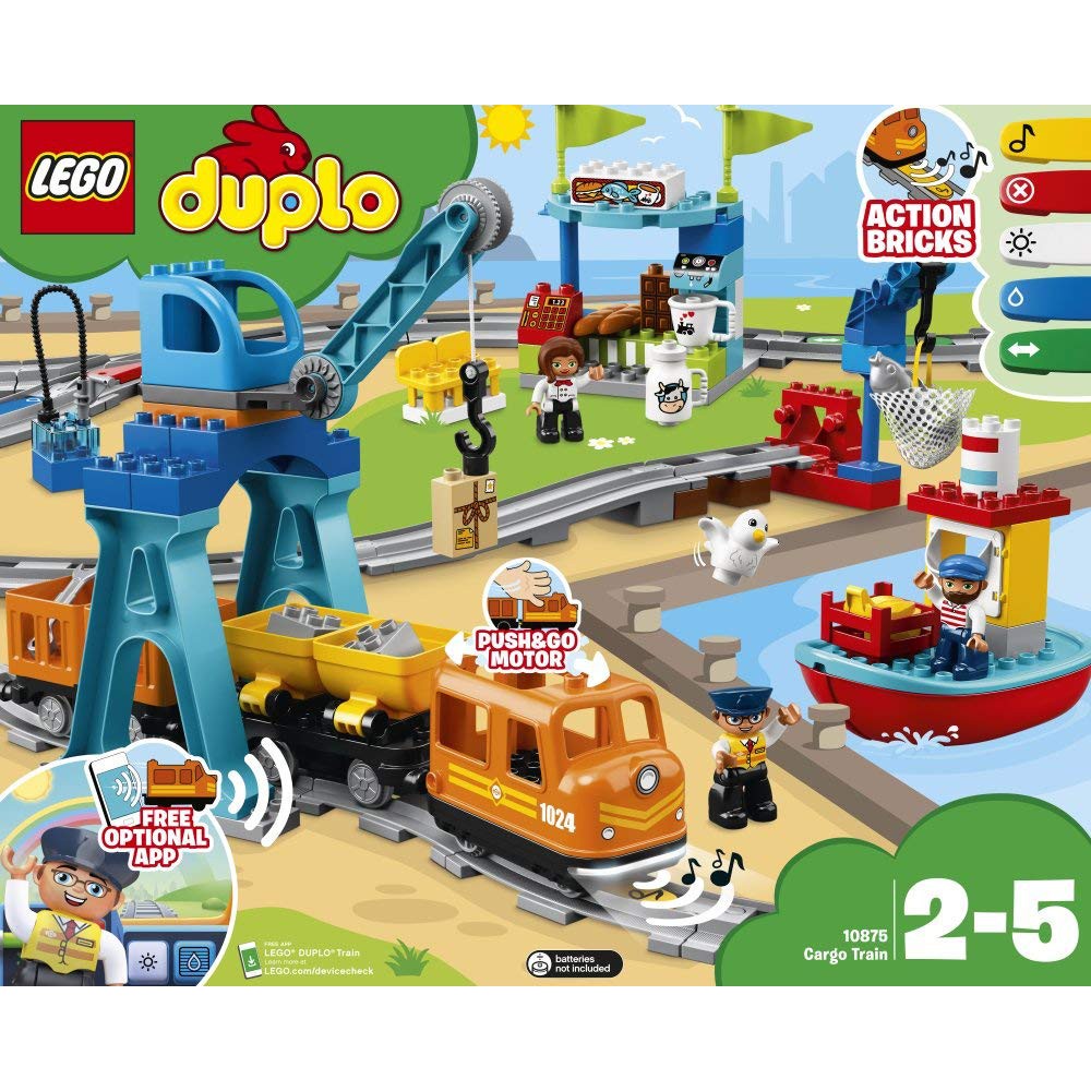cargo train lego duplo