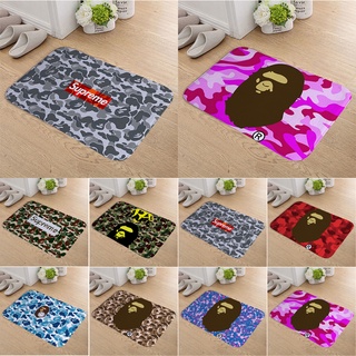 Bape 印花走廊地毯客廳地墊廚房門墊入口門墊臥室浴室地毯浴室家用地毯