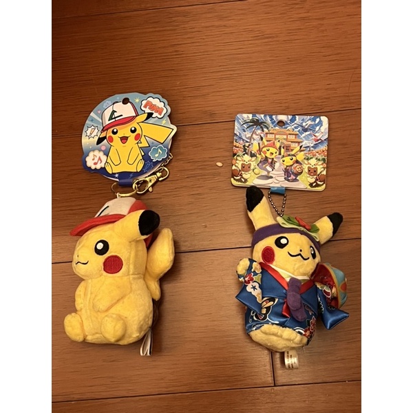 全新 日版 正品 寶可夢 中心 Pokemon center 皮卡丘 帽子 週年 沖繩 吊飾 鑰匙圈