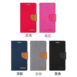 韓國Mercury 三星 Note3 (N900) 牛仔布紋 丹寧布 韓式撞色皮套手機套 可插卡可站立
