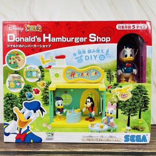 正版現貨 日本SEGA TOYS 迪士尼 DIY夢想城唐老鴨漢堡店 SG80348