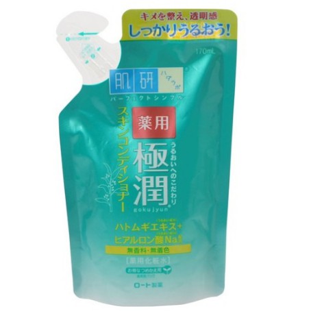【鎂賣】日本 ROHTO 樂敦 肌研 極潤保濕 健康化妝水 綠-170ml補充包