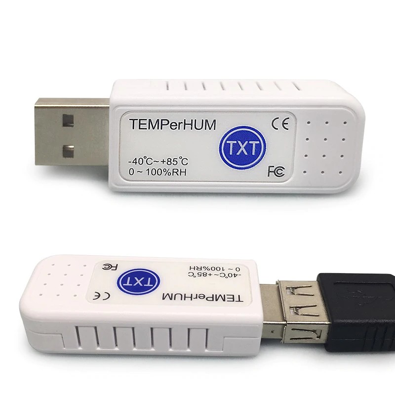 Usb 溫濕度計usb 溫度計濕度計電腦溫度計溫濕度檢測 40 85 C Temperhum 溫濕度 蝦皮購物