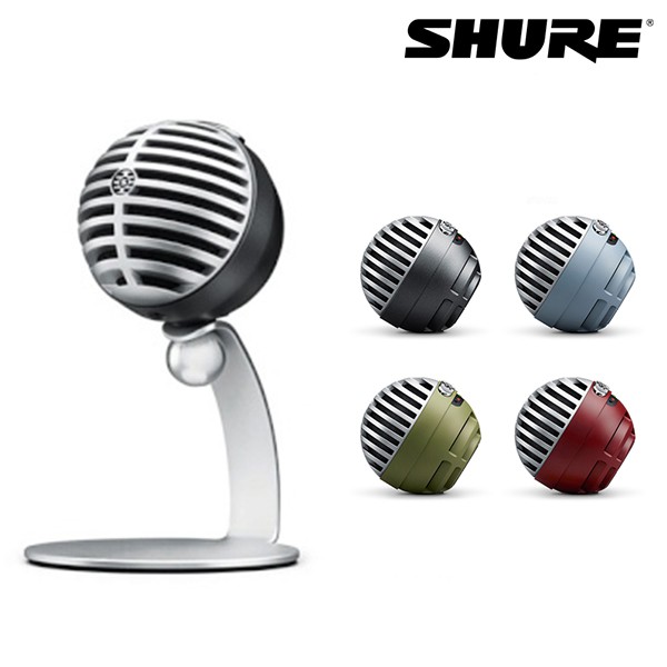 亞洲樂器 SHURE MOTIV MV5 錄音麥克風、電容式麥克風、附麥克風立架（iOS/Mac/PC）台灣公司貨