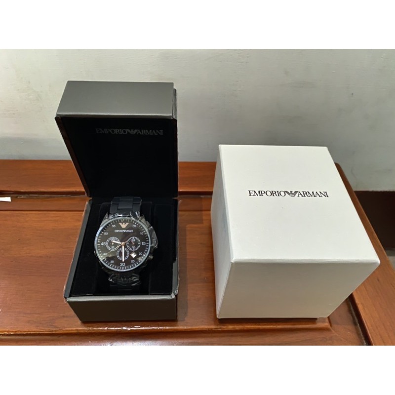 ARMANI 亞曼尼 手錶 時尚三眼計時錶 AR5889 代購
