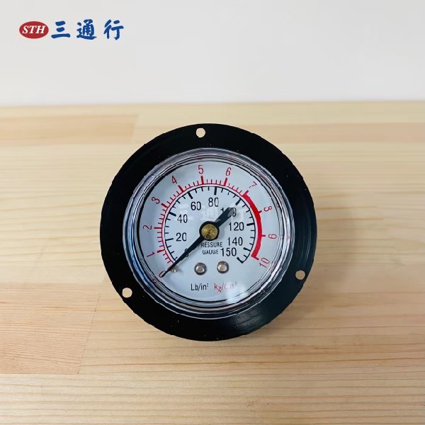 (三通行)埋入式壓力錶 埋入式帶前法蘭 錶面 50MM~68MM 真空表 壓力表 壓力錶 空油壓配件 機械組件