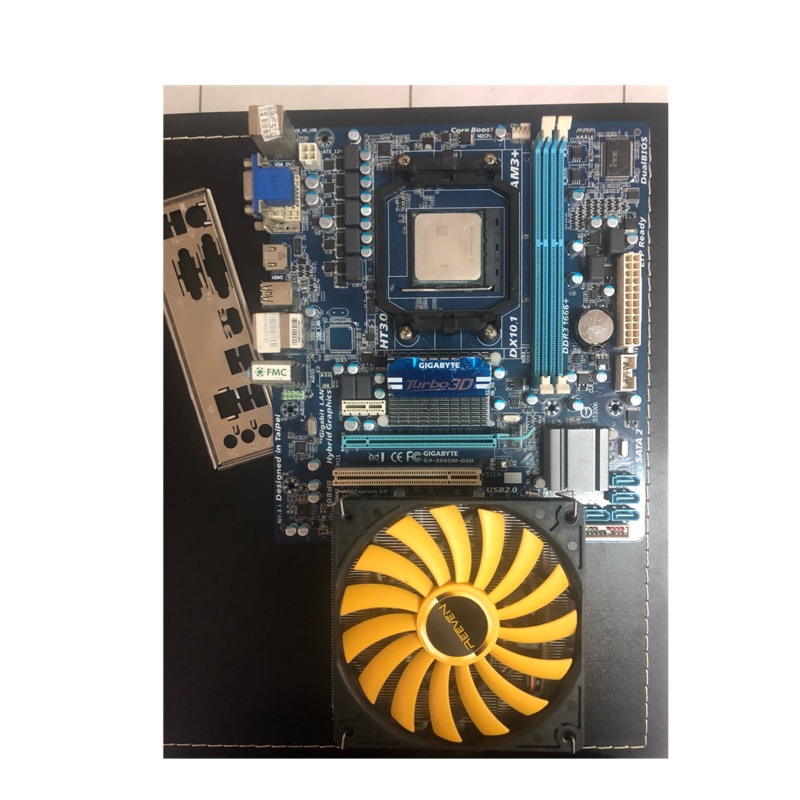 X4 955+ga-880gm-d2h+五熱管散熱器