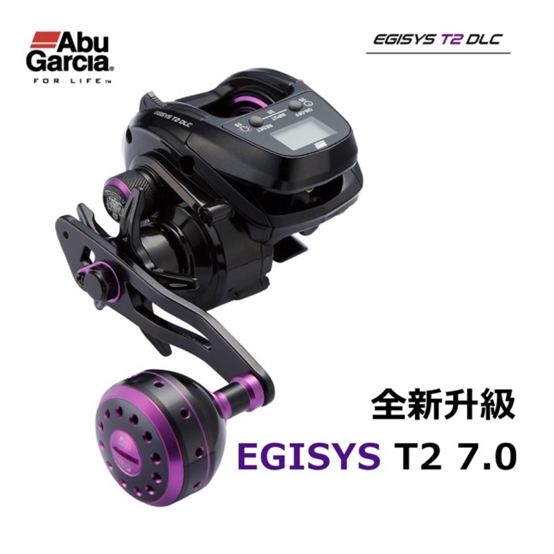 ★Abu Garcia 全新升級 EGISYS DLC T2 小烏龜 捲線器 計米輪 海釣 手持 透抽 船釣 小搞搞