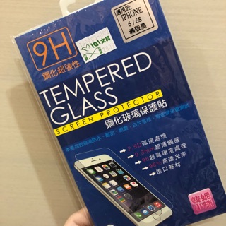 鋼化玻璃保護貼 iphone蘋果 6/6s 滿版黑