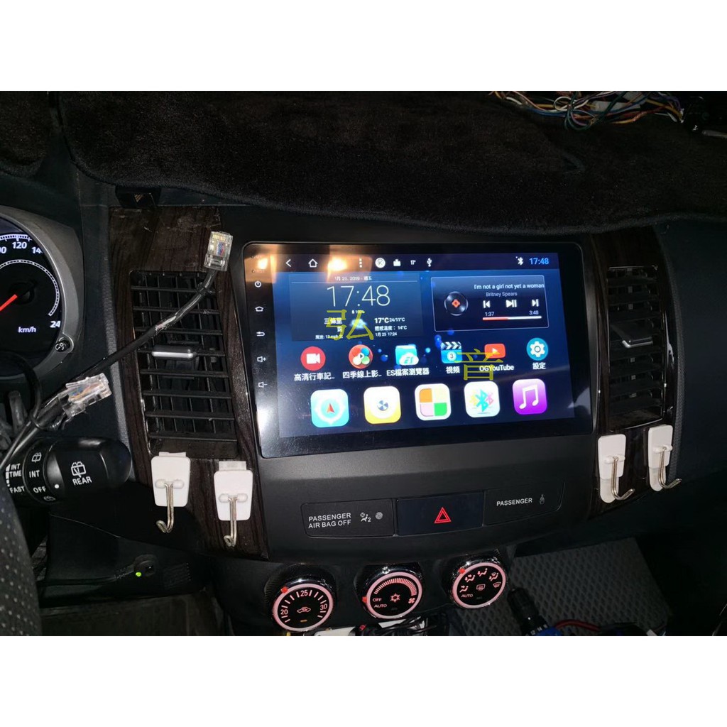 三菱 Mitsubishi Outlander Android 安卓版 觸控螢幕主機 導航/USB/倒車顯影/6+128