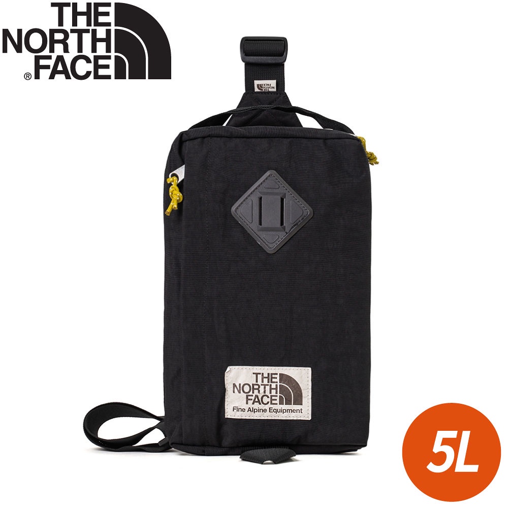 【The North Face 5L單肩背提包《黑色》】52WA/側背包/斜背包/隨身包