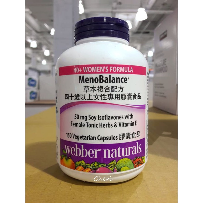 BLANC_COSTCO 好市多 Webber Naturals 大豆異黃酮 草本複合配方 女性專用膠囊 150粒/瓶