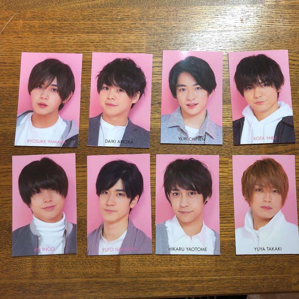 現貨hey Say Jump Myojo19厚紙小卡中島裕翔藪宏太高木雄也伊野尾慧八乙女光有岡大貴 蝦皮購物