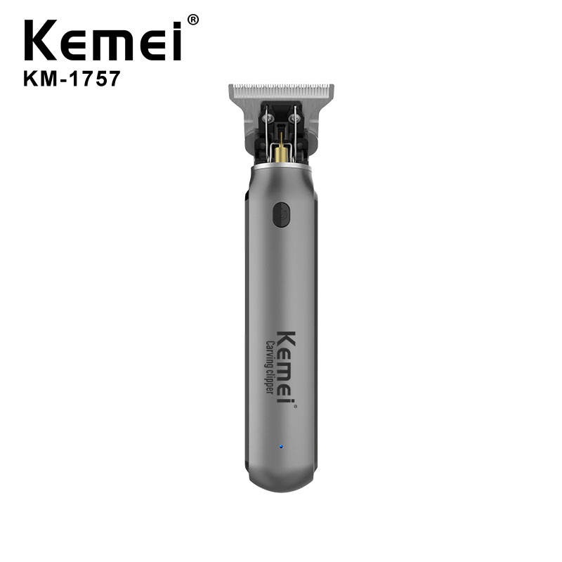KEMEI 科美 KM-1757 USB 充電理髮器無繩專業理髮器充電式電動修剪器理髮師剪髮機