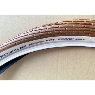 三重新鐵馬 Schwalbe Fat frank 700C外胎 50-622 ( 28x2.0 )700x50C 棕色胎