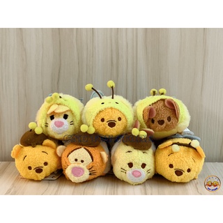 現貨 全新正版 日本迪士尼 蜜蜂裝 小熊維尼 跳跳虎 瑞比兔 小豆 TSUM TSUM 娃娃 擺飾 螢幕擦