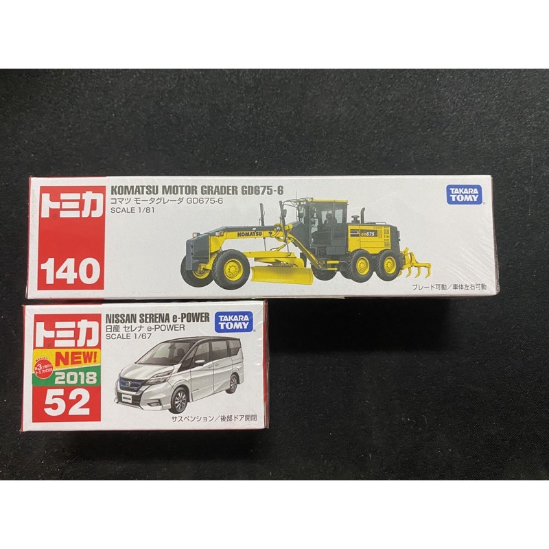 TOMICA 多美卡 140 Komatsu Motor Grader GD675-6 量少 模型車