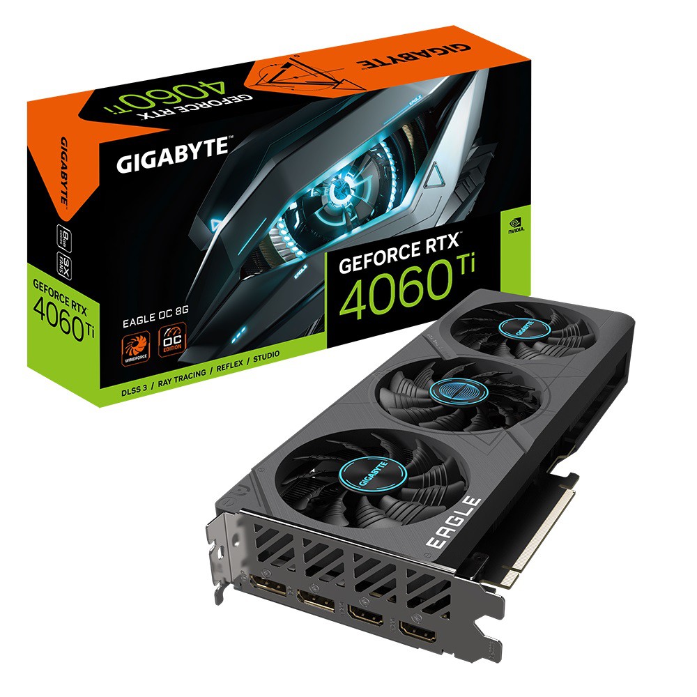 技嘉 RTX4060Ti EAGLE OC 8G 顯示卡/長27.2cm/4060TI 廠商直送