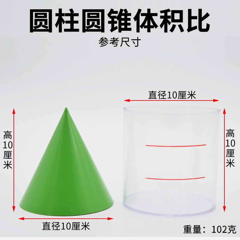 教學儀器 N體積比表面積演示器套裝圓柱體體積表面積演示圓柱圓錐體積比演示器圓周長公式推導小學圓柱圓錐教具 蝦皮購物