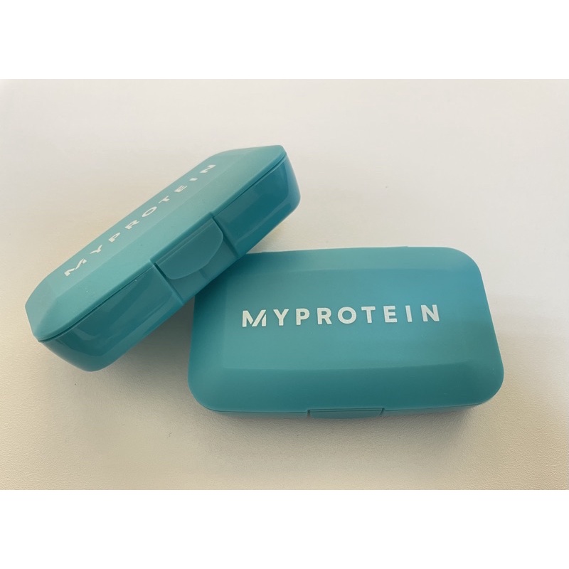 MYPROTEIN 水藍色小藥盒