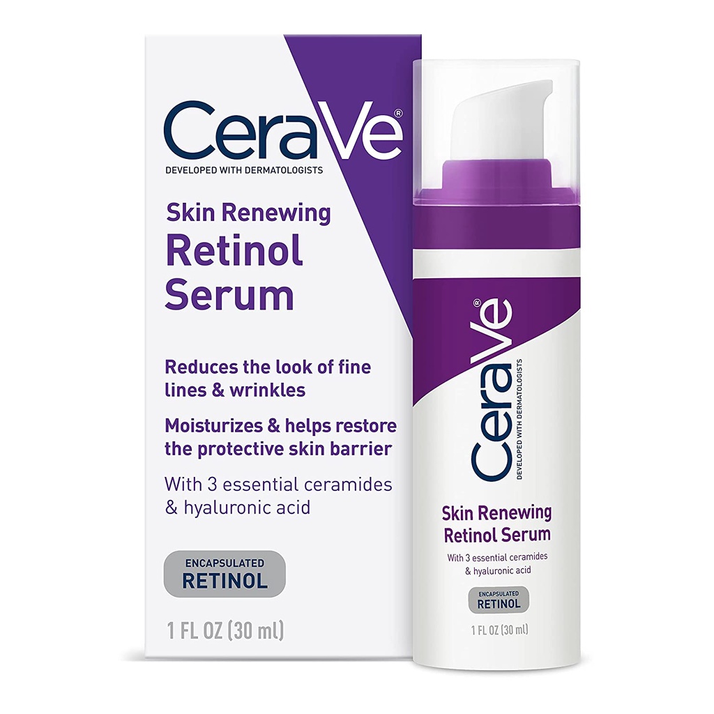 Cerave適樂膚 Retinol SerumA醇再生精華液 保濕精華液 玻尿酸精華液 精華液2023年10月空運到台