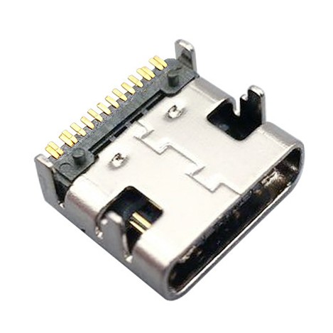 [創物客] TYPE-C 3.1 USB 母座 板上型 16pin 快充閃 充電母頭 高傳輸 數據 充電插座