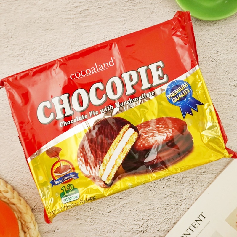【Cocoaland】巧克力風味派(紅) 300g 【9556296320625】 巧克力派 (馬來西亞餅乾)