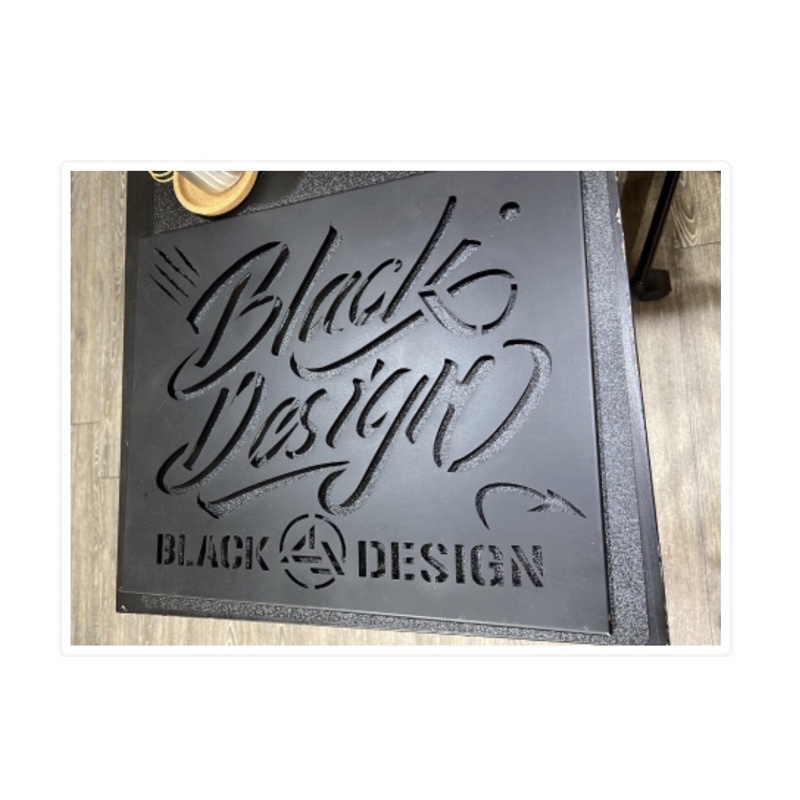 black design 字樣鐵板（覺悟、配角專用）最後一片