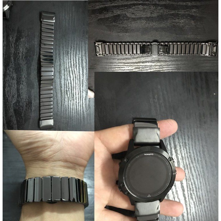 Garmin fenix5 935 S60 快拆陶瓷代用錶帶fenix5快拆陶瓷錶帶