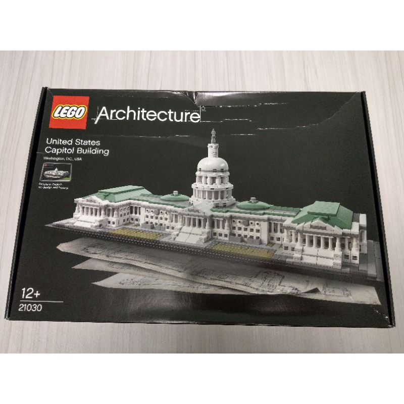 &lt;絕版品&gt;樂高LEGO 建築 Architecture 21030 美國國會大廈 US Capitol Building