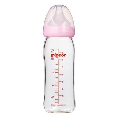 貝親 PIGEON  寬口母乳實感玻璃奶瓶240ml