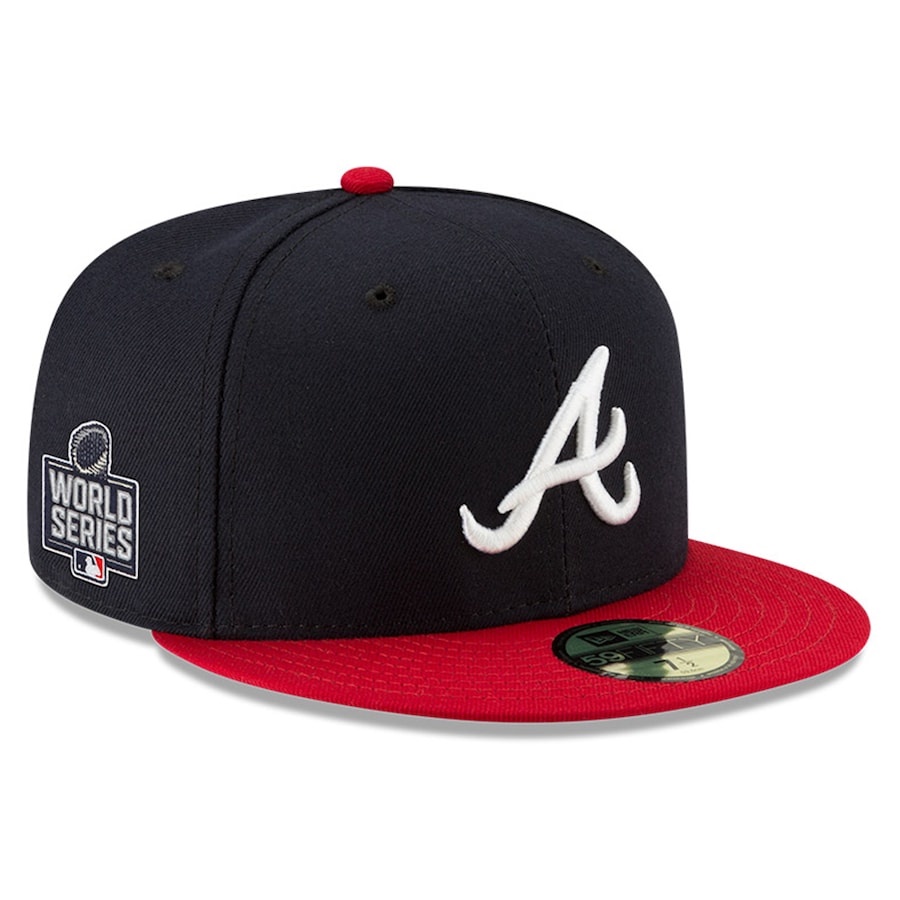 New Era MLB 亞特蘭大勇士 2021 世界大賽 主場 經典款 59FIFTY 球員帽