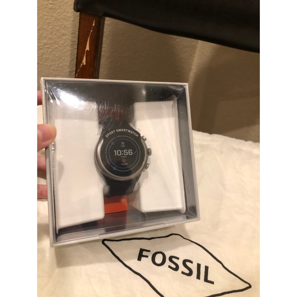 （已保留winson請勿下單）限量全新FOSSIL第四代智慧型手錶（黑）男女錶-Fossil 美國直接帶回