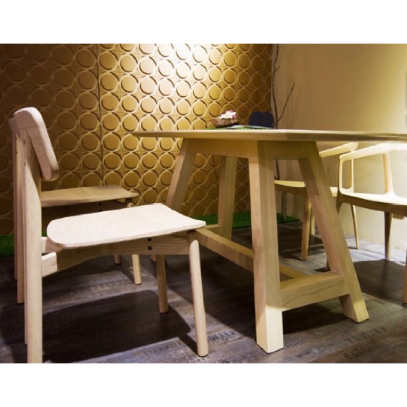 #設計家具 餐桌80*160 白臘木(梣木) Ash 全實木 #設計家具 這不是纖維板貼或實木貼皮加工喔