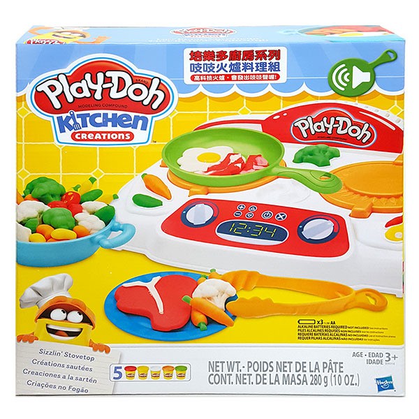 郁峰模型 ~ 孩子寶 Play-Doh 培樂多 廚房系列 吱吱火爐料理組 ( HB9014 )