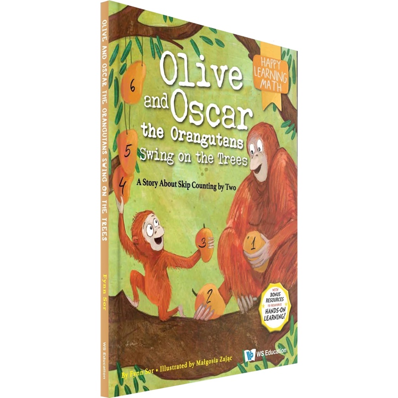 Olive and Oscar the Orangutans Swing on the Trees: A Story About Skip Counting by [93折]11100990879 TAAZE讀冊生活網路書店