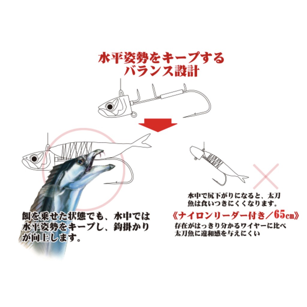 Hayabusa Hw401 岸拋天亞單鉤堤防太刀魚天亞白帶魚搏漁所profisho 蝦皮購物