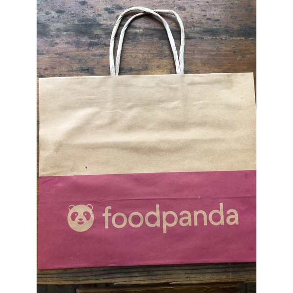 foodpanda 熊貓厚磅紙袋