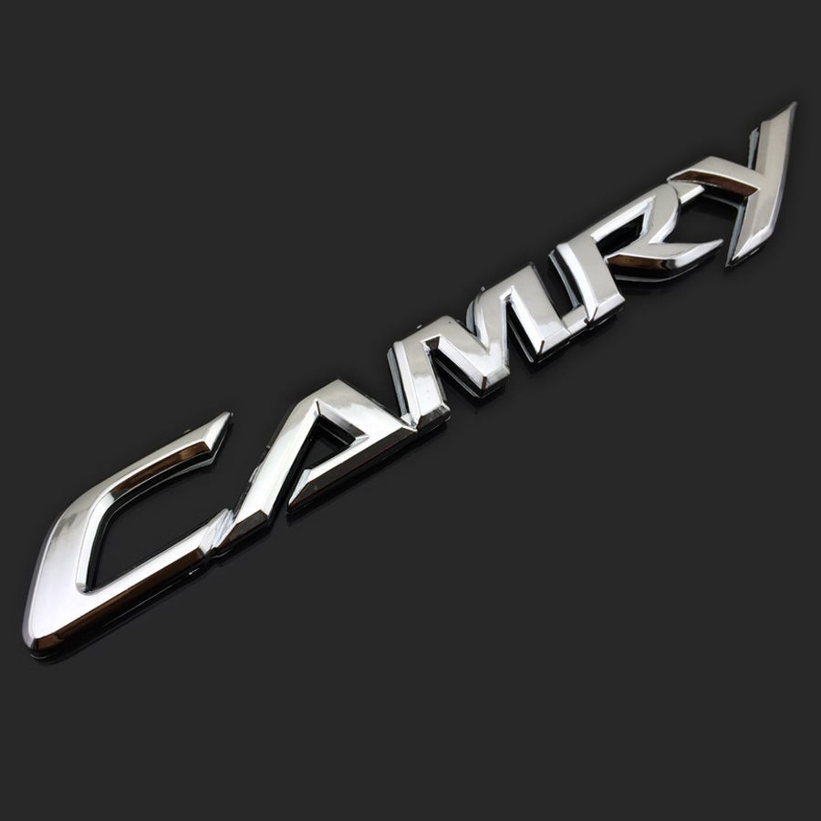 1 x豐田凱美瑞ABS CAMRY字母徽標汽車自動後行李箱標誌徽章貼紙貼花