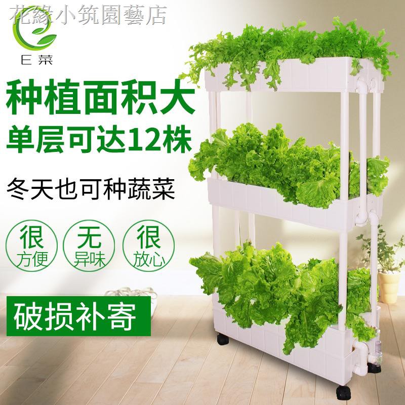 現貨熱銷 陽臺無土栽培蔬菜種植機水培設備家用種菜神器室內家庭水耕種植箱 蝦皮購物