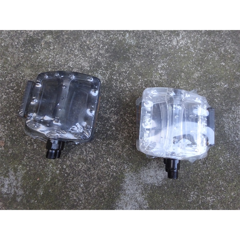 Neco 自行車踏板 WP601 PC 車身透明黑色 MTB BMX 固定齒輪自行車滾珠軸承踏板山地自行車自行車零件