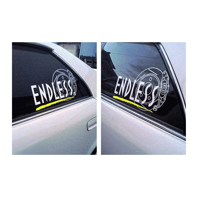 【翔浜車業】日本純㊣ENDLESS 煞車卡鉗貼紙組(一組二張)◎絕版限量二組