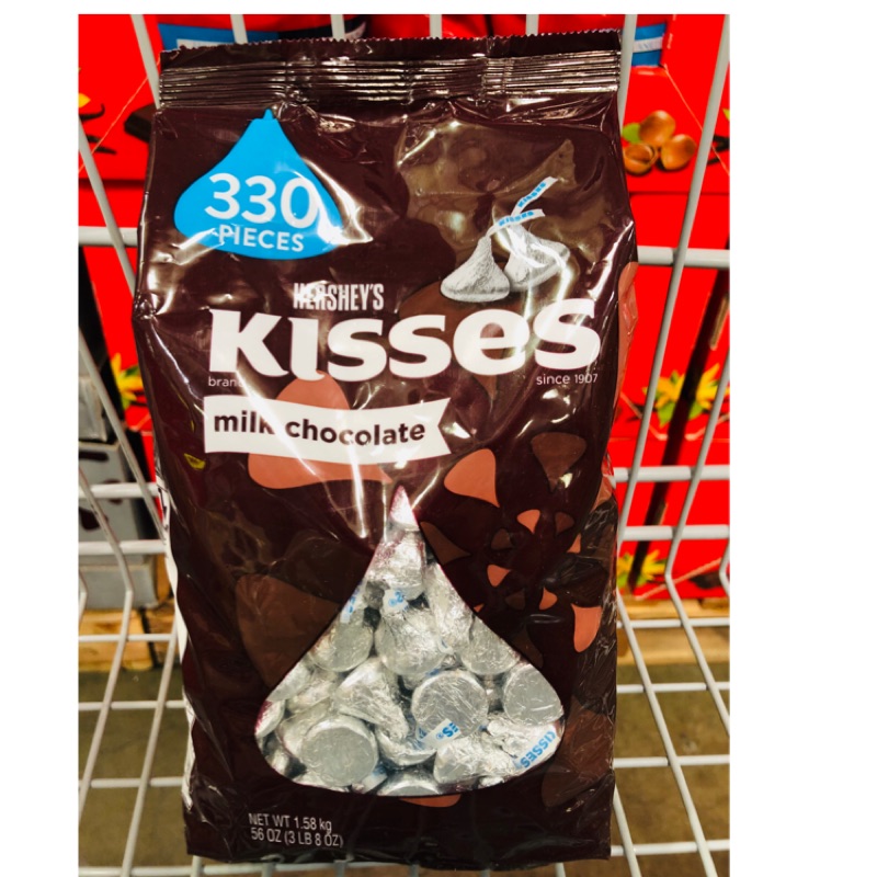 ‼️必買‼️ HERSHEY’S kisses 牛奶巧克力 巧克力 每包1.58公斤 好時巧克力 Hershey
