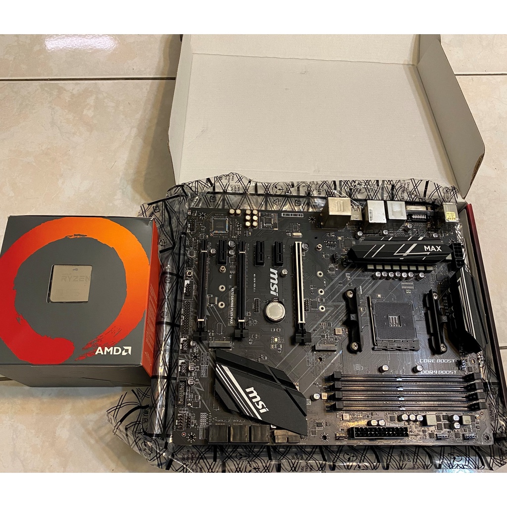 AMD R5 2600+MSI X470 GAMING PLUS MAX