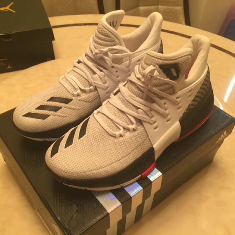 Adidas D Lillard 3 白US10