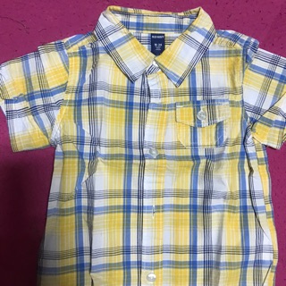 old navy 短袖上衣格子襯衫T恤男童正品女生參考gap