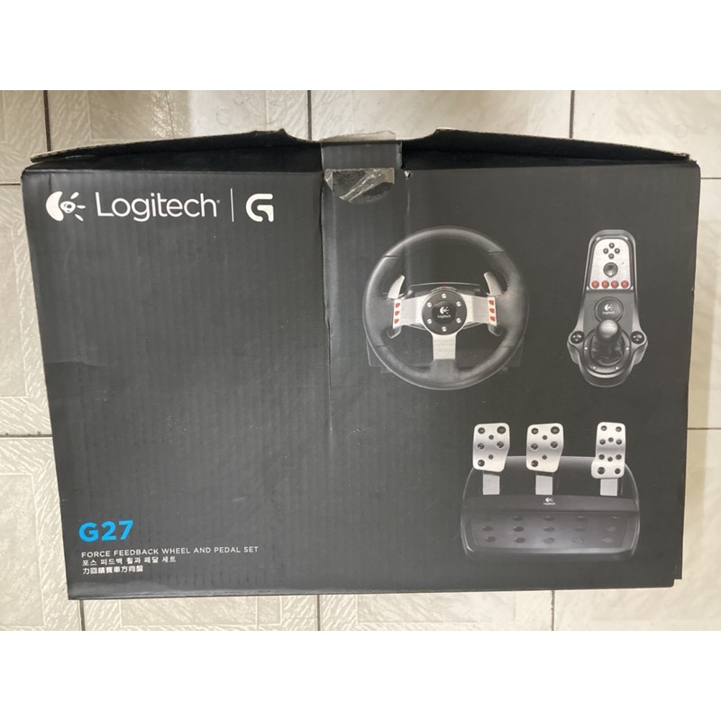 Logitech 羅技 G27力回饋賽車方向盤 9.5成新 使用過2次