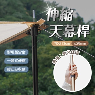 臺灣 營柱 ShineTrip 山趣 鋁合金伸縮帳桿 二支 前庭柱 天幕營柱 伸縮營柱 天幕桿 收納袋 露營 帳篷 床椅
